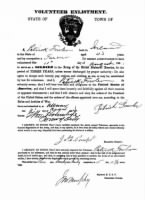 Patrick Fowler Enlistment Paper