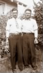 John & brother Louis, May 1941