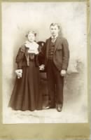 Martin Meyer & Minnie A. (Hoyd) Meyer - marriage photograph