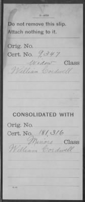 Thumbnail for Company [Blank] > Cordwell, William (WC9347)