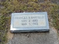 Susan Frances Barfield Grave