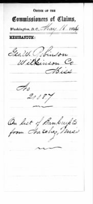Wilkinson > George W. Robinson (21087)