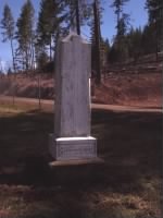 George M. Shearer Headstone, Mt. Idaho Cemetery, Idaho