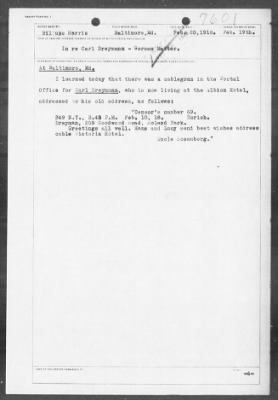 Old German Files, 1909-21 > Various (#7601)