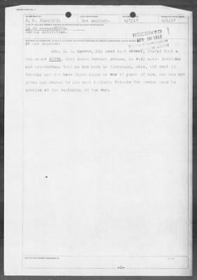 Old German Files, 1909-21 > German Activities (#7612)