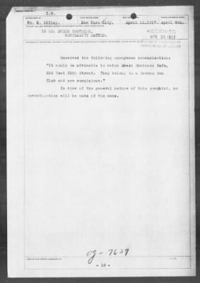 Old German Files, 1909-21 > NEUTRALITY MATTER (#7627)