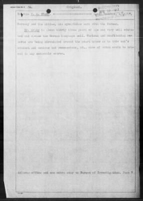 Old German Files, 1909-21 > European Neutrality Matter (#7079)
