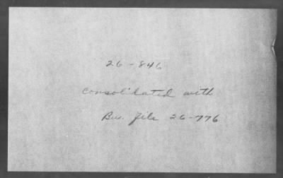 Bureau Section Files, 1909-21 > [Blank] (#26846)