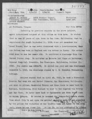 Bureau Section Files, 1909-21 > Viol. National Motor Vehicle Theft Act (#26855)