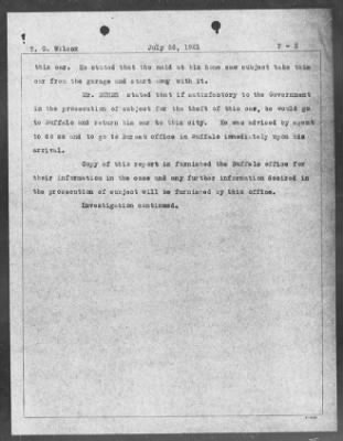 Bureau Section Files, 1909-21 > VIOLATION NATIONAL MOTOR VEHICLE THEFT ACT (#26864)