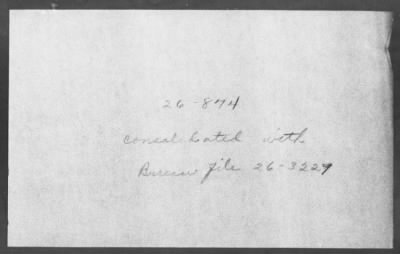 Bureau Section Files, 1909-21 > [Blank] (#26874)