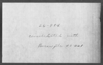 Bureau Section Files, 1909-21 > [Blank] (#26884)
