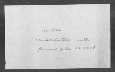 Bureau Section Files, 1909-21 > [Blank] (#26885)