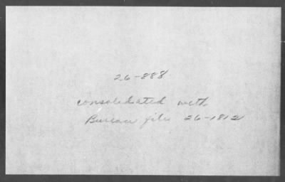Bureau Section Files, 1909-21 > [Blank] (#26888)