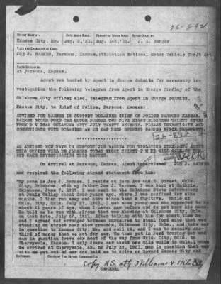Bureau Section Files, 1909-21 > Vio. Dyer Act (#26892)
