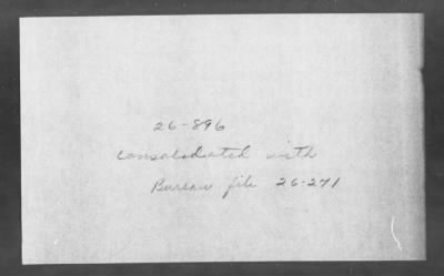Bureau Section Files, 1909-21 > [Blank] (#26896)