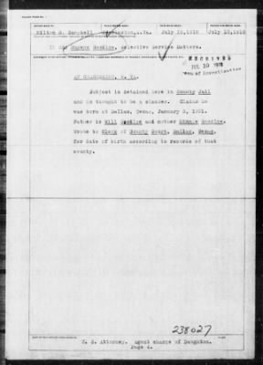 Old German Files, 1909-21 > Eugene Goodloc (#238027)