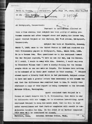 Old German Files, 1909-21 > John Schwing (#238724)