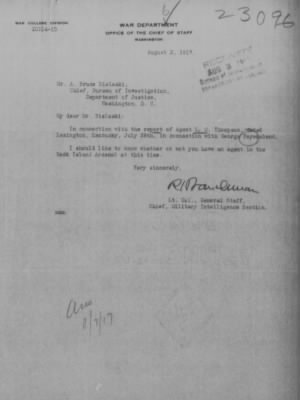 Old German Files, 1909-21 > George Ernest Feyerabend (#23096)