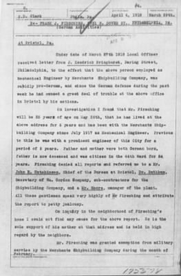 Old German Files, 1909-21 > Frank J. Firsching (#175578)