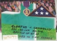 Cletus (Cleatus) J Connolly, KIA, 1944, 30th Army Inf 
