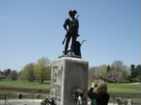Minutemen statue at North Bridge