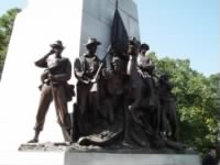 Closeup of Virginia Memorial