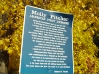 Molly Pitcher plaque