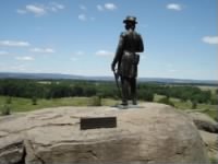 Warren's statue on Little Round Top