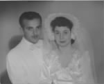 Alfonso and Mary Lou Rangel at their wedding