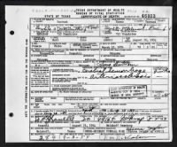 Thumbnail for Mary Ella Anders Death Certificate