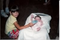 baby Heather and cuz Kathys daughter