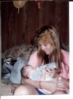 baby Heather and Aunt LeeAnne