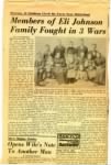 Members of Eli Johnson Family Fought in 3 Wars (Page 1)