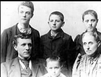 Marion Wesley Akers family c 1895