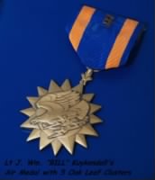 Lt "BILL" Kuykendall recieved the Air Medal with 5 oak Leaf Clusters.