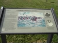 Custer's plaque at Gettyburg Battlefield