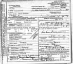 Death Certificate of Louis Becker