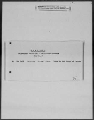 Thumbnail for Cultural Object Movement And Control Records > Out-Shipment 3 (May 17, 1946)