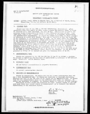 OCCPAC Interrogation Transcripts And Related Records > Albert, Josef