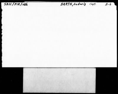 OCCPAC Interrogation Transcripts And Related Records > Barth, Ludwig