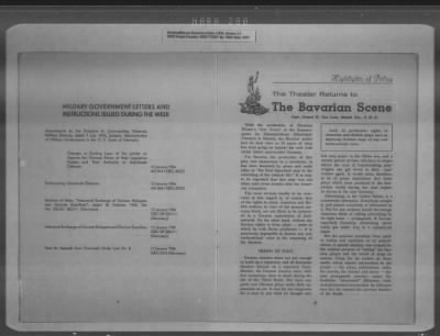 Thumbnail for General Records > Military Government Information Bulletins [1 Of 2]