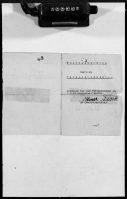 Personnel Files and Identification Papers > Military papers of SS-Technical Sergeant Ottmar Fink