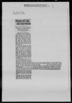 General Records > Press Clippings: July 1944-August 1944