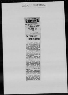 General Records > Press Clippings: July 1944-August 1944
