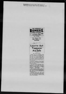 General Records > Press Clippings: July 1944-August 1944