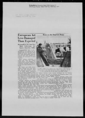 Thumbnail for General Records > Press Clippings: October 1944-November 1944