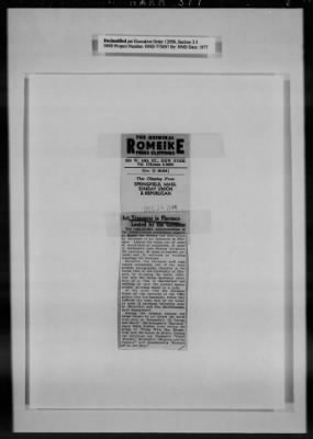 Thumbnail for General Records > Press Clippings: December 1944-January 1945