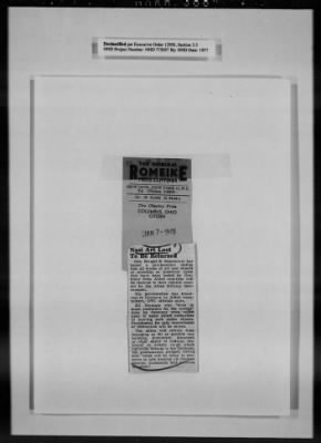 Thumbnail for General Records > Press Clippings: December 1944-January 1945