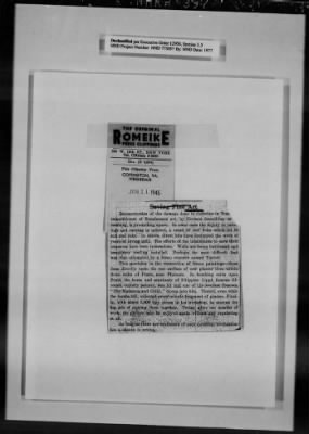 Thumbnail for General Records > Press Clippings: December 1944-January 1945